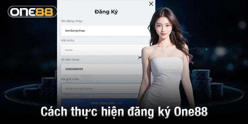 Cách thực hiện đăng ký One88 từng bước